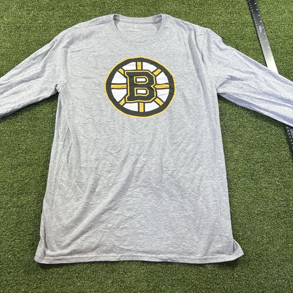 Fanatics Boston Bruins Long Sleeve Shirt Size L NWOT